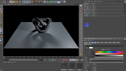C4D灯光三点照明概念